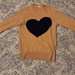 Vintage Jcrew heart sweater size M